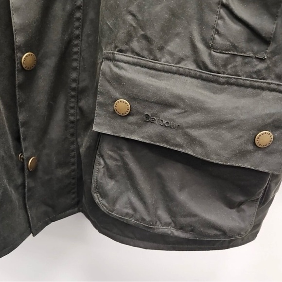 Barbour Men's Beaufort Jacket from the UK Size: XL - Color: Dark Green - Picture 5 of 14
